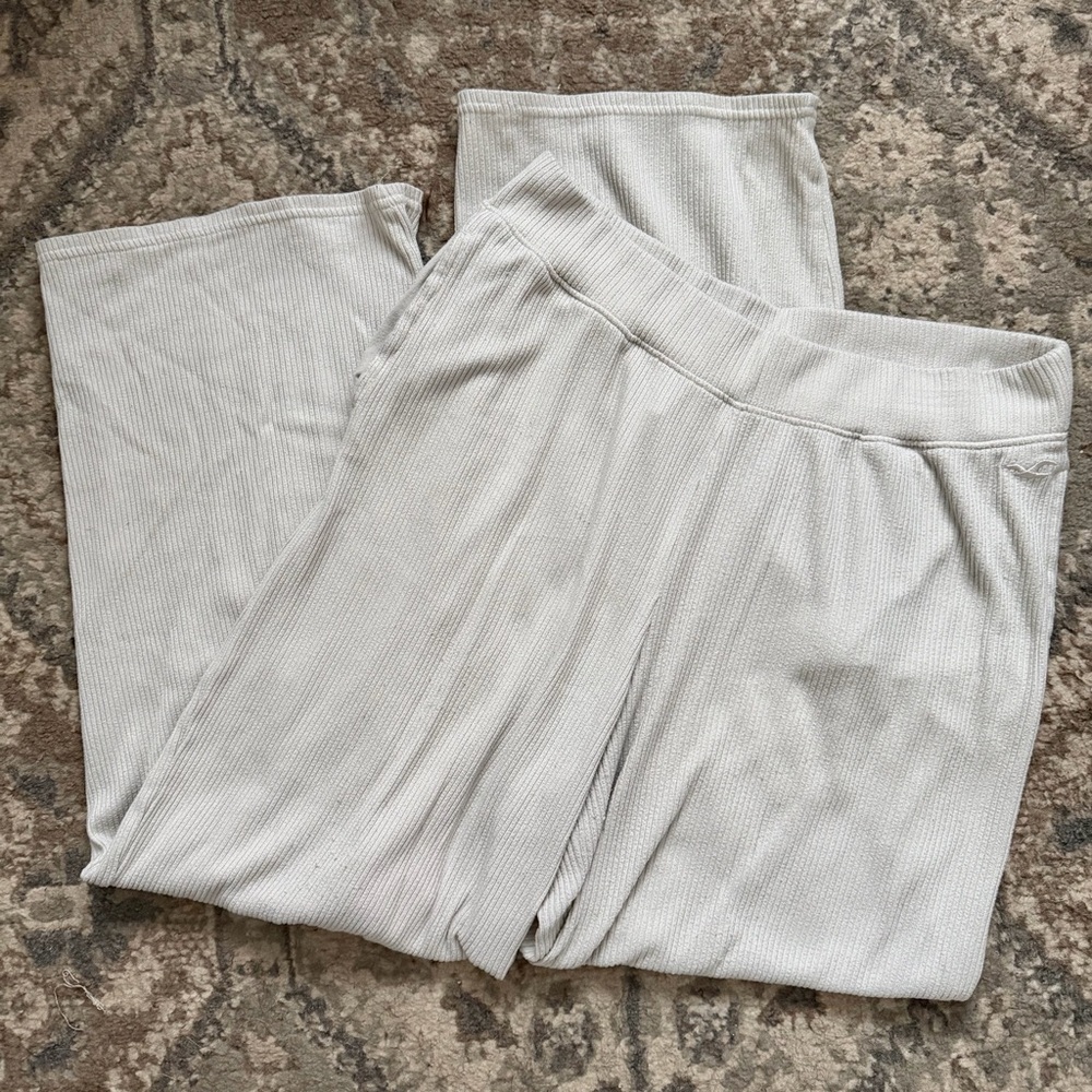 Hollister Heather Gray Ribbed Sleepwear